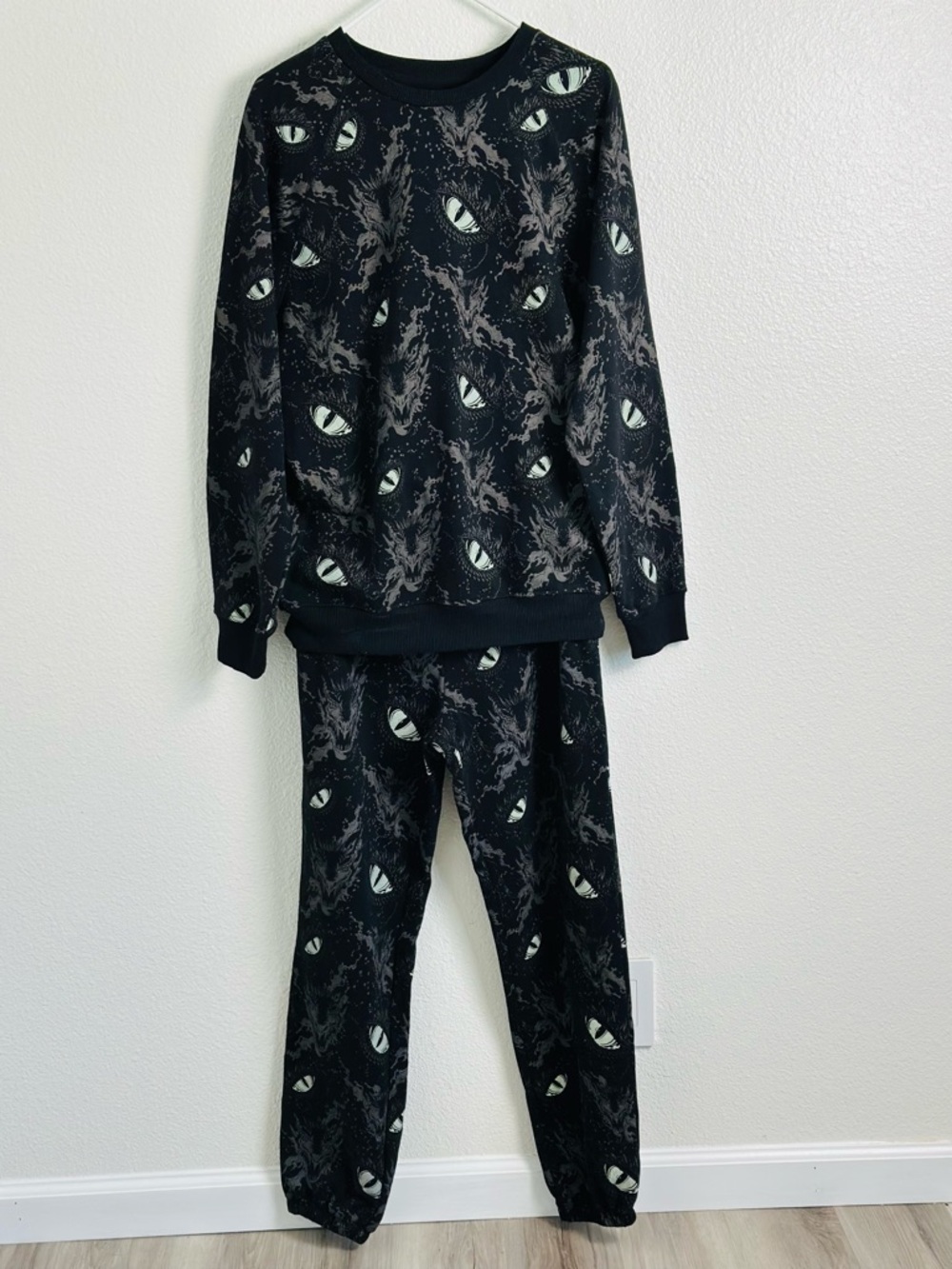 Disney Villains x Heidi Klum Maleficent Eyes Pullover Fleece & Matching Pants